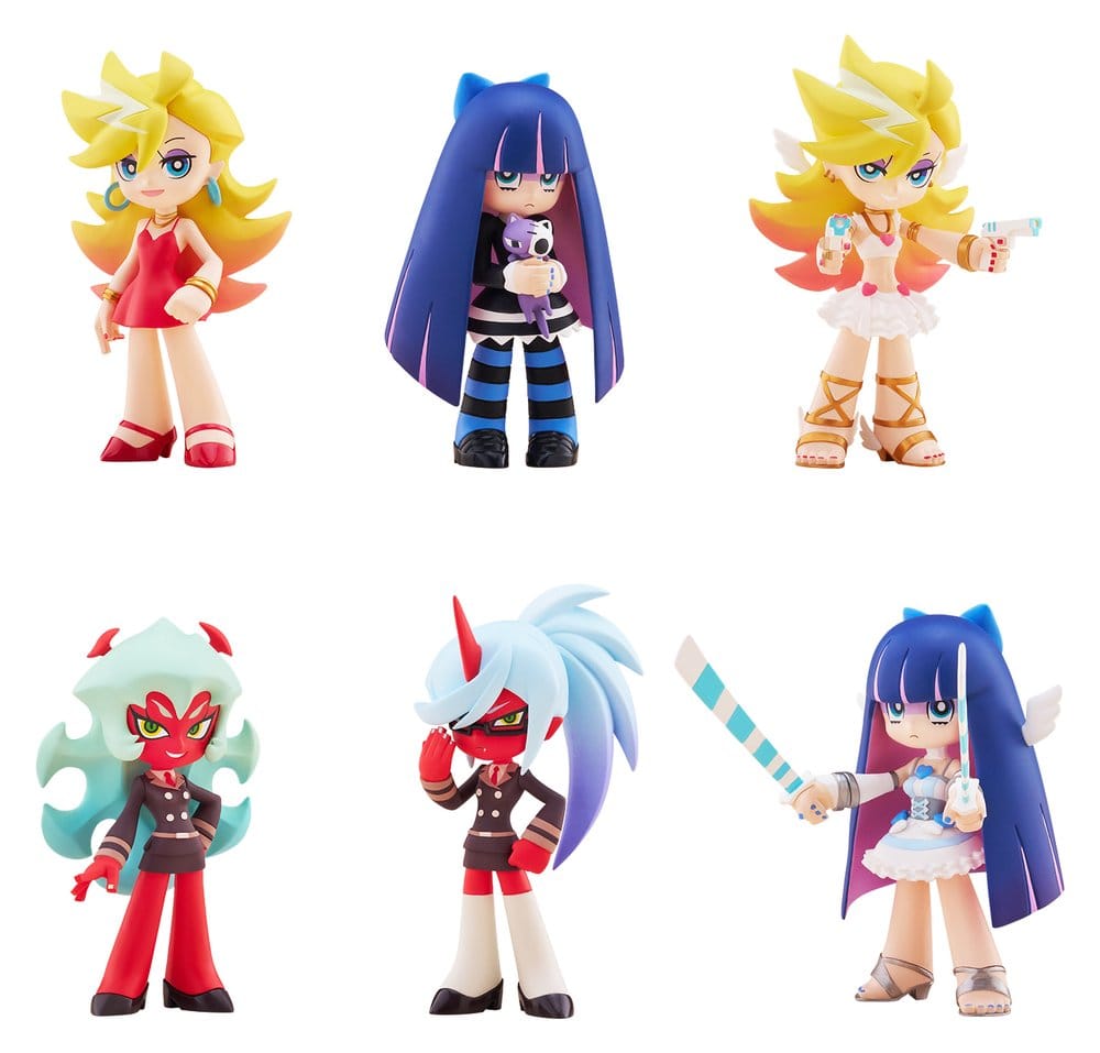 Panty & Stocking with Garterbelt Blind Box présentoir figurines mini PalVerse New (6)