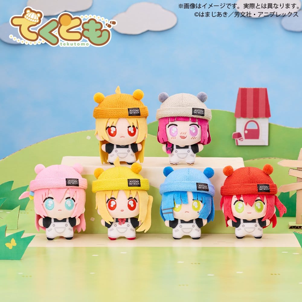 Bocchi the Rock! présentoir boîte-mystère tekutomo Plush Keychain (6)