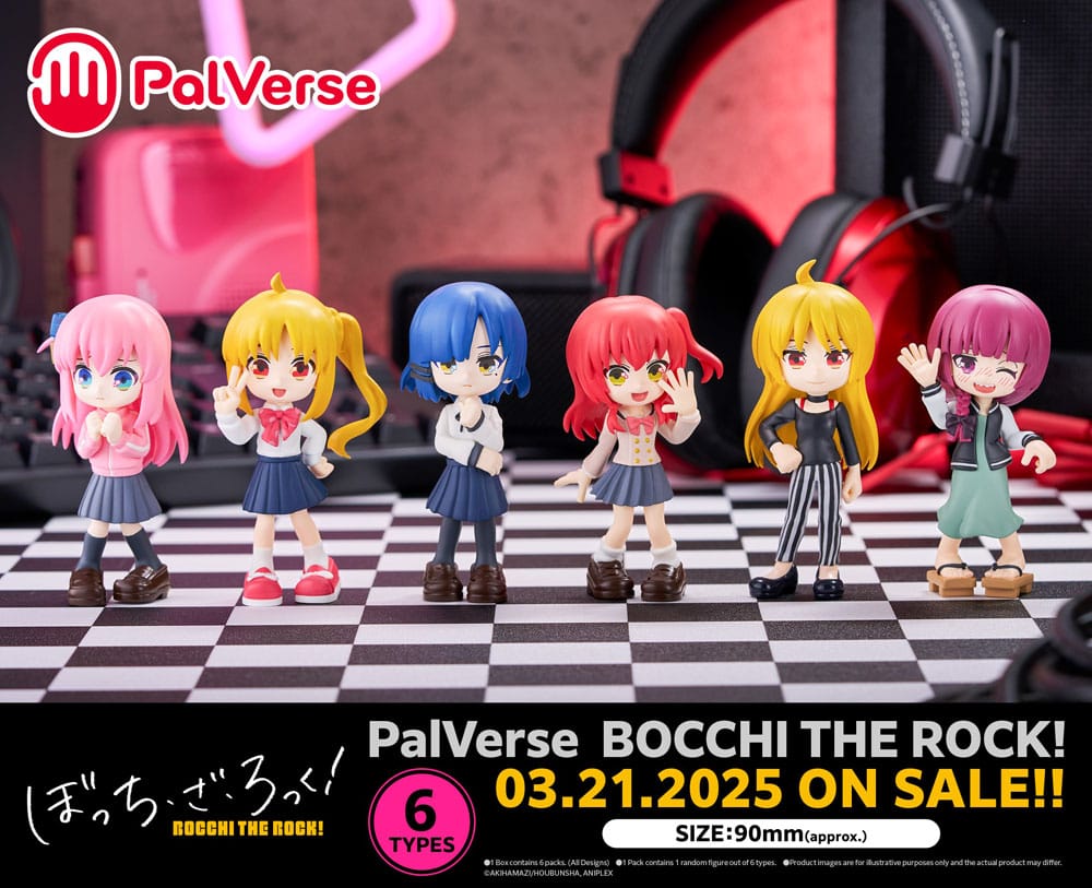 Bocchi the Rock! assortiment figurines PVC PalVerse 9 cm (6)