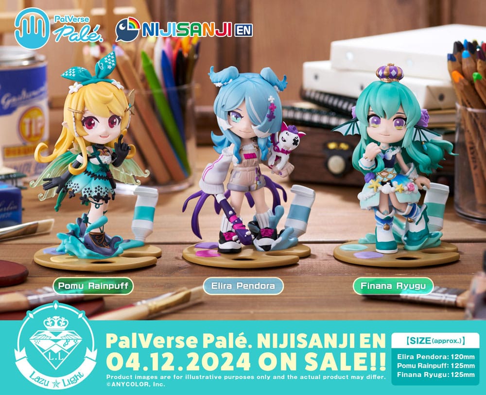 Nijisanji statuette PVC PalVerse Finana Ryugu 12 cm