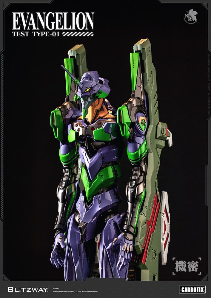 Evangelion Carbotix figurine Evangelion Unit-01 Test Type (Standard Ver.) 33 cm