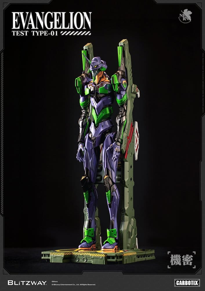 Evangelion Carbotix figurine Evangelion Unit-01 Test Type (Standard Ver.) 33 cm