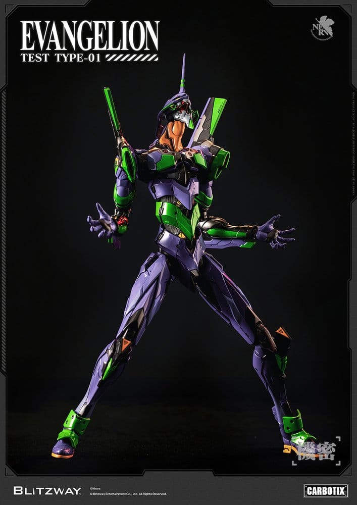 Evangelion Carbotix figurine Evangelion Unit-01 Test Type (Standard Ver.) 33 cm