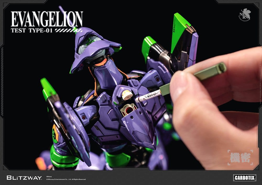 Evangelion Carbotix figurine Evangelion Unit-01 Test Type (DX Ver.) 33 cm