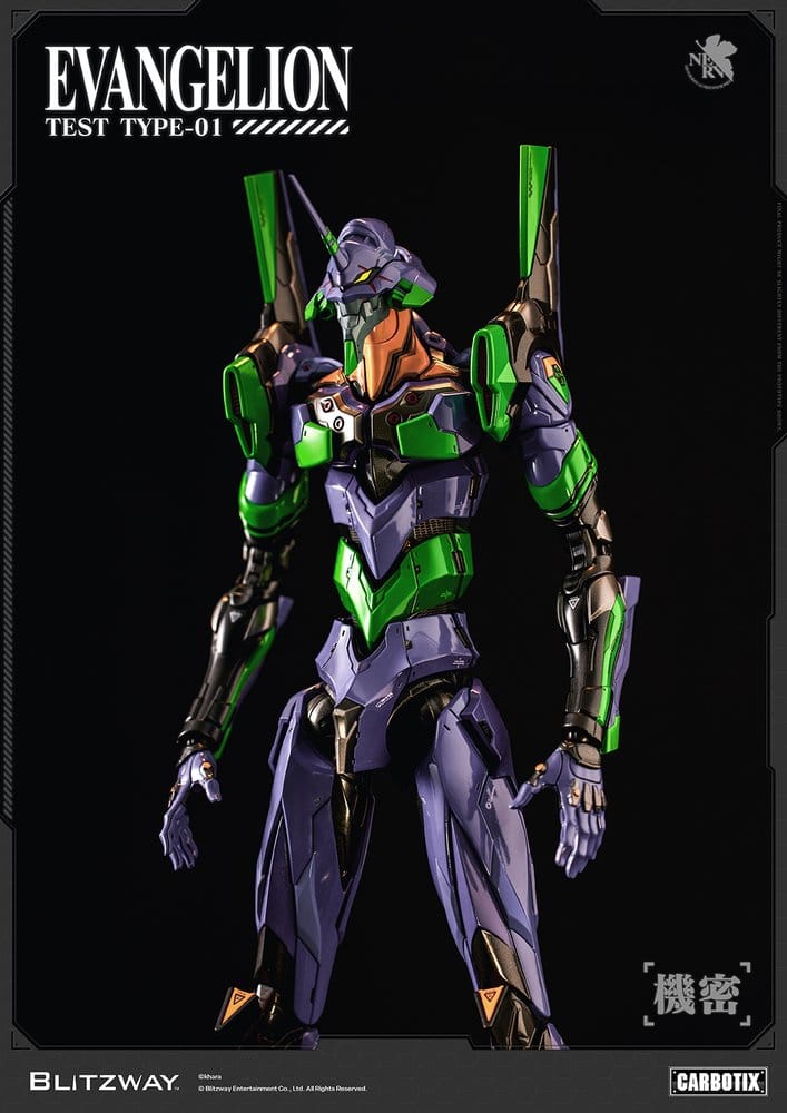 Evangelion Carbotix figurine Evangelion Unit-01 Test Type (DX Ver.) 33 cm