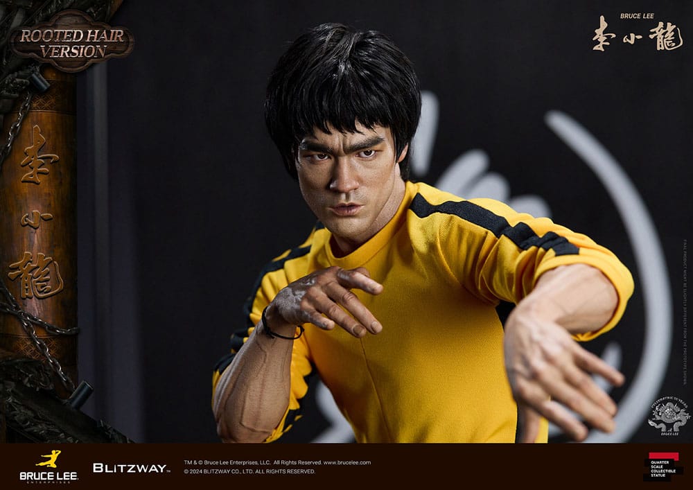 Bruce Lee statuette Superb Scale 1/4 50th Anniversary Tribute (Rooted Hair Version) 55 cm