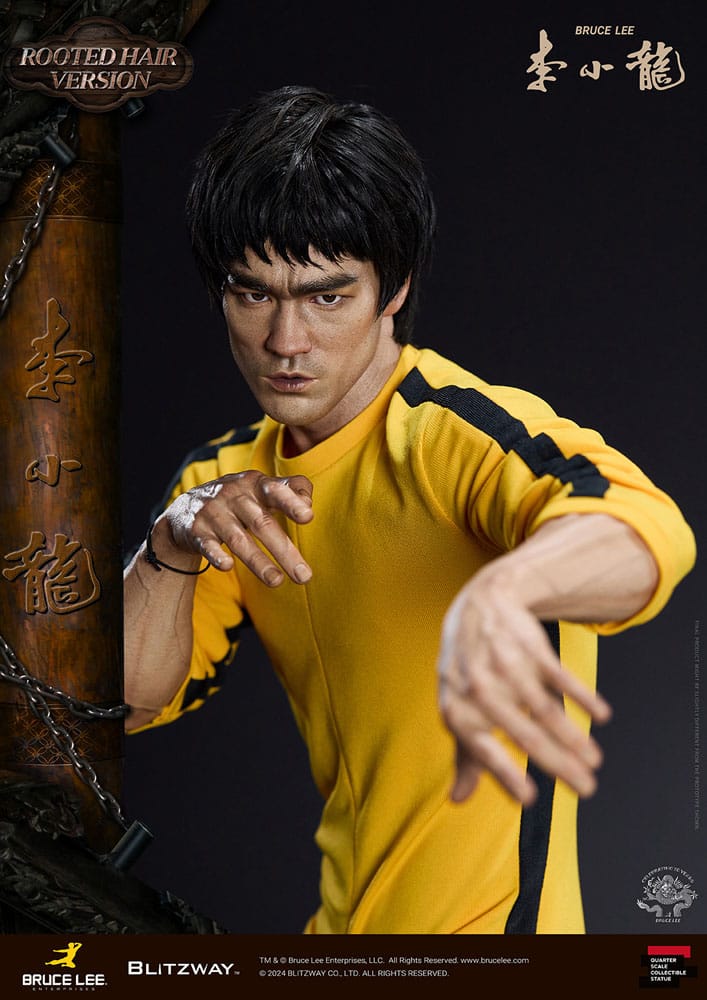 Bruce Lee statuette Superb Scale 1/4 50th Anniversary Tribute (Rooted Hair Version) 55 cm