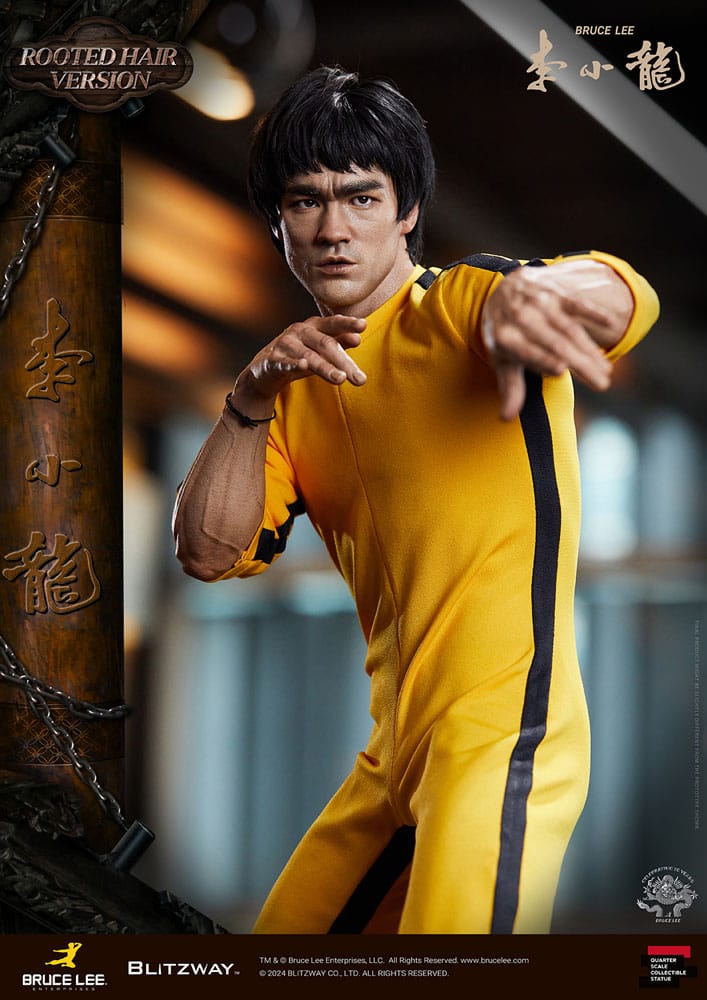 Bruce Lee statuette Superb Scale 1/4 50th Anniversary Tribute (Rooted Hair Version) 55 cm