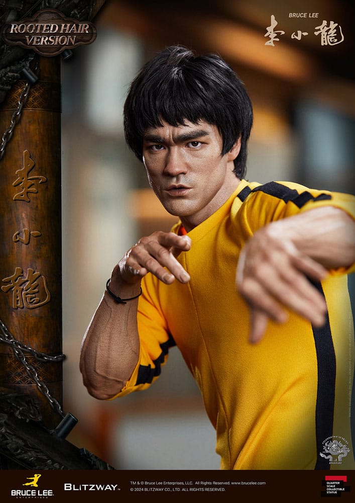 Bruce Lee statuette Superb Scale 1/4 50th Anniversary Tribute (Rooted Hair Version) 55 cm