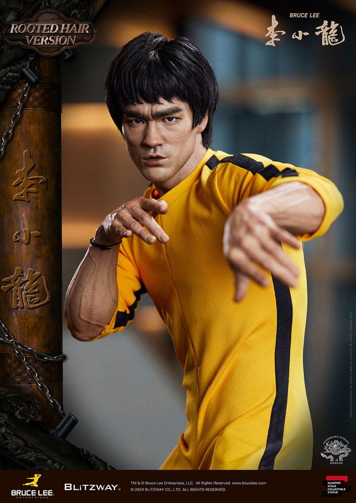 Bruce Lee statuette Superb Scale 1/4 50th Anniversary Tribute (Rooted Hair Version) 55 cm