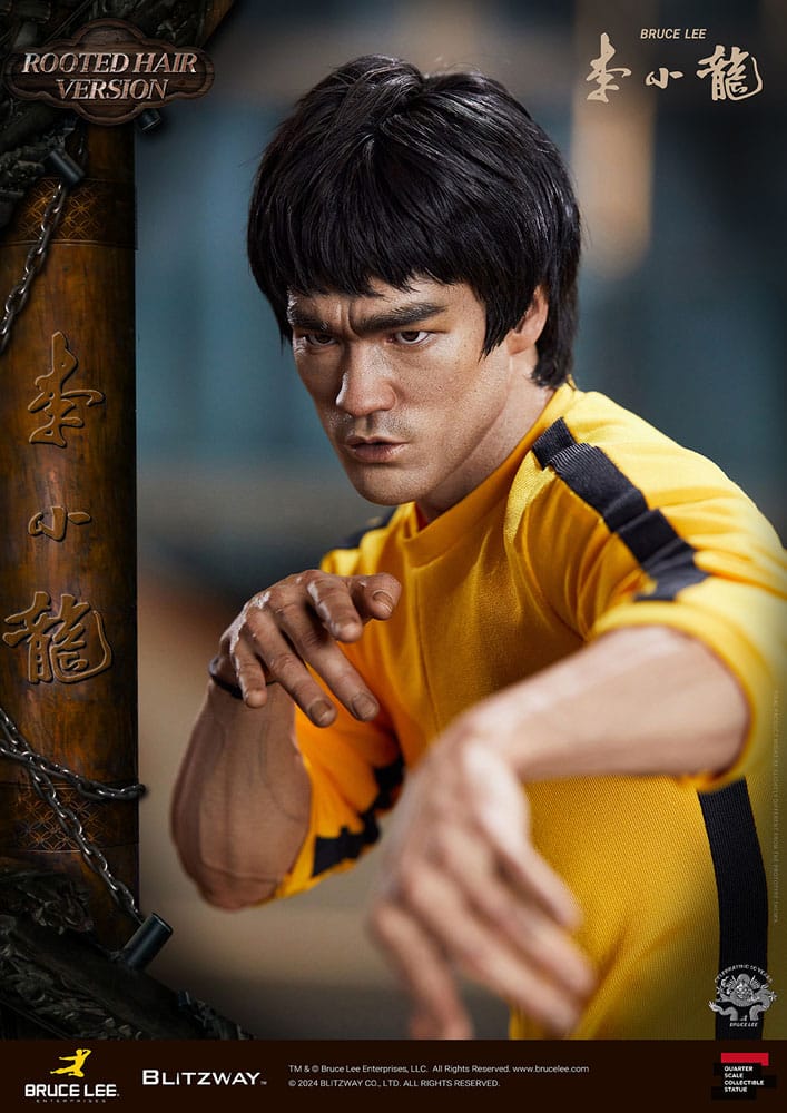 Bruce Lee statuette Superb Scale 1/4 50th Anniversary Tribute (Rooted Hair Version) 55 cm