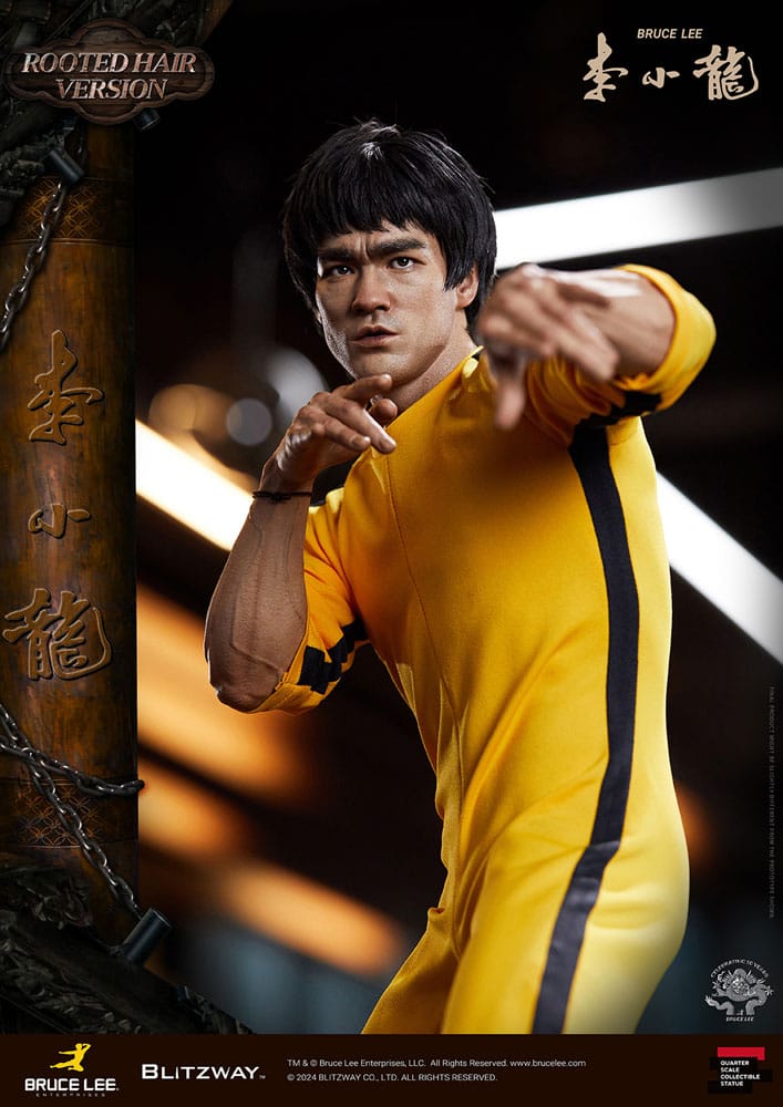 Bruce Lee statuette Superb Scale 1/4 50th Anniversary Tribute (Rooted Hair Version) 55 cm