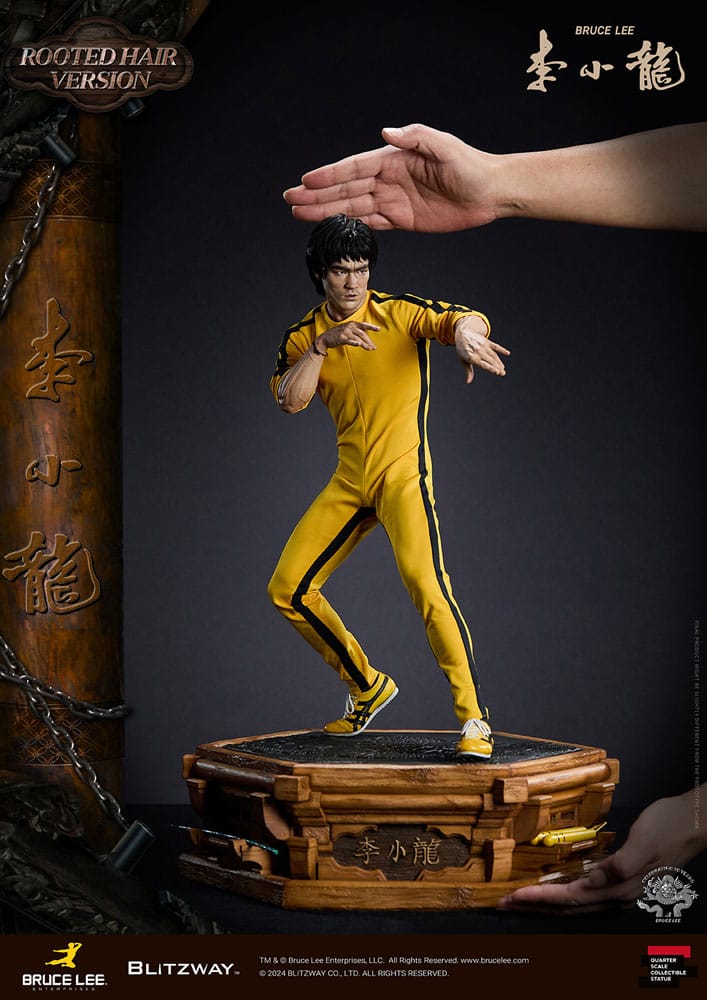 Bruce Lee statuette Superb Scale 1/4 50th Anniversary Tribute (Rooted Hair Version) 55 cm