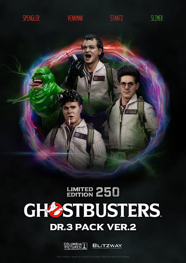 SOS Fantômes pack 3 figurines Premium UMS 1/6 Venkman, Stantz, Spengler Ver. 2 31 cm