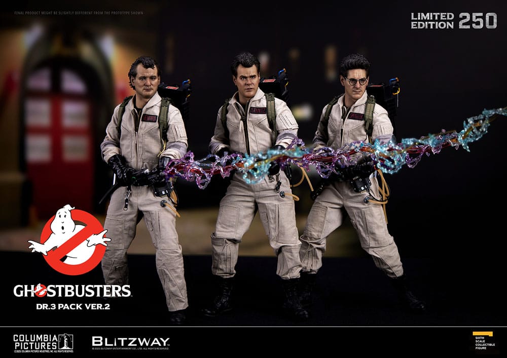 SOS Fantômes pack 3 figurines Premium UMS 1/6 Venkman, Stantz, Spengler Ver. 2 31 cm