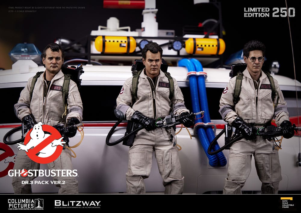SOS Fantômes pack 3 figurines Premium UMS 1/6 Venkman, Stantz, Spengler Ver. 2 31 cm