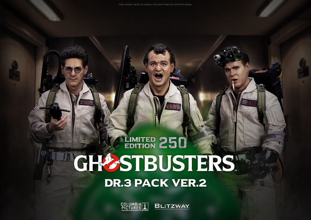 SOS Fantômes pack 3 figurines Premium UMS 1/6 Venkman, Stantz, Spengler Ver. 2 31 cm