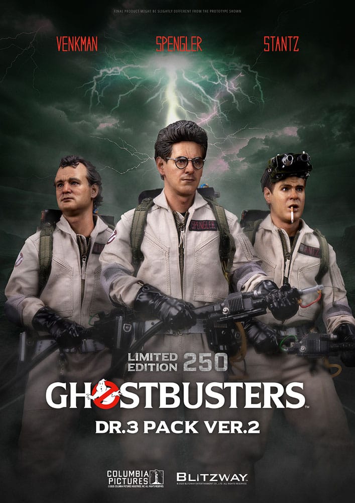 SOS Fantômes pack 3 figurines Premium UMS 1/6 Venkman, Stantz, Spengler Ver. 2 31 cm
