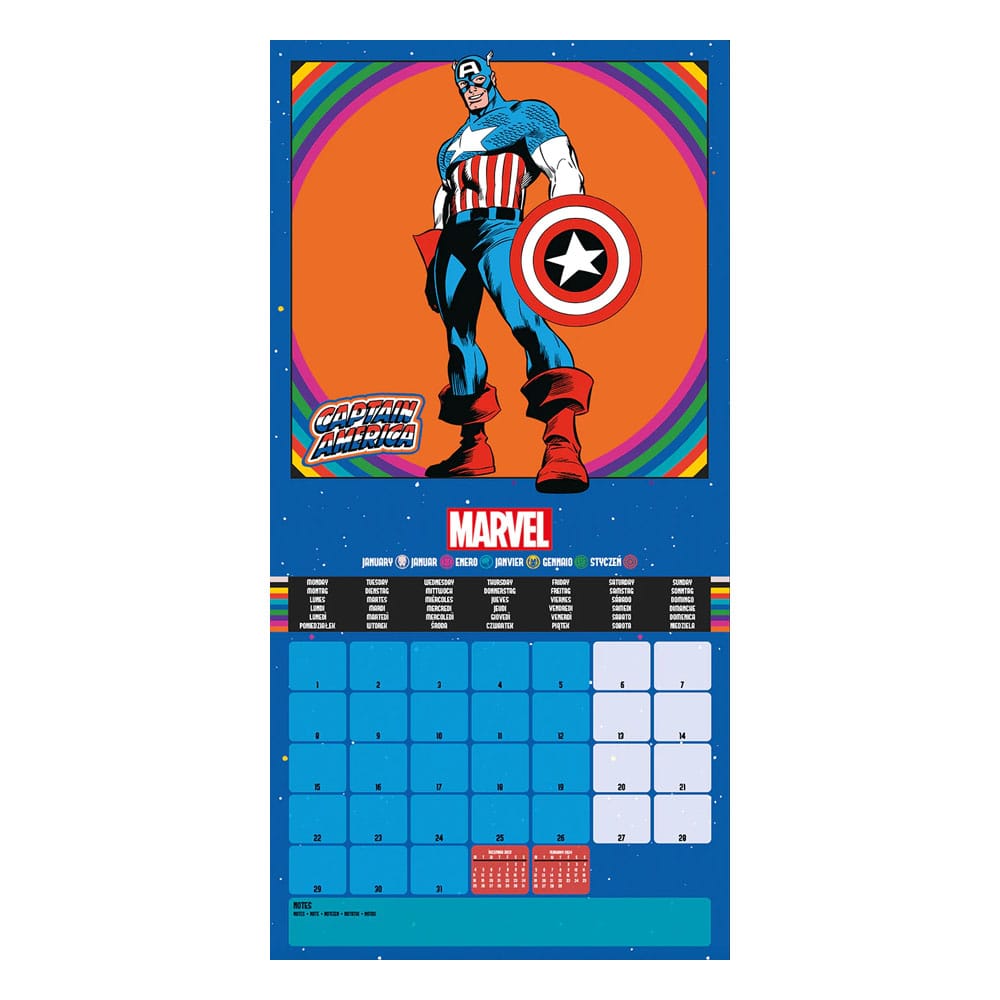 Marvel calendrier 2024 Super Heroes