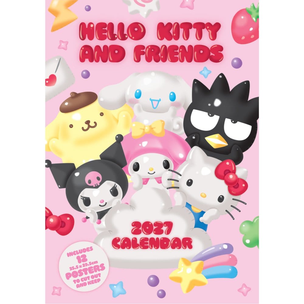 Hello Kitty calendrier poster A3 2027