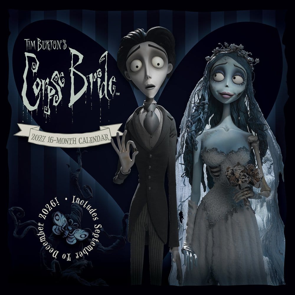 Corpse Bride calendrier 2027 30 x 30 cm