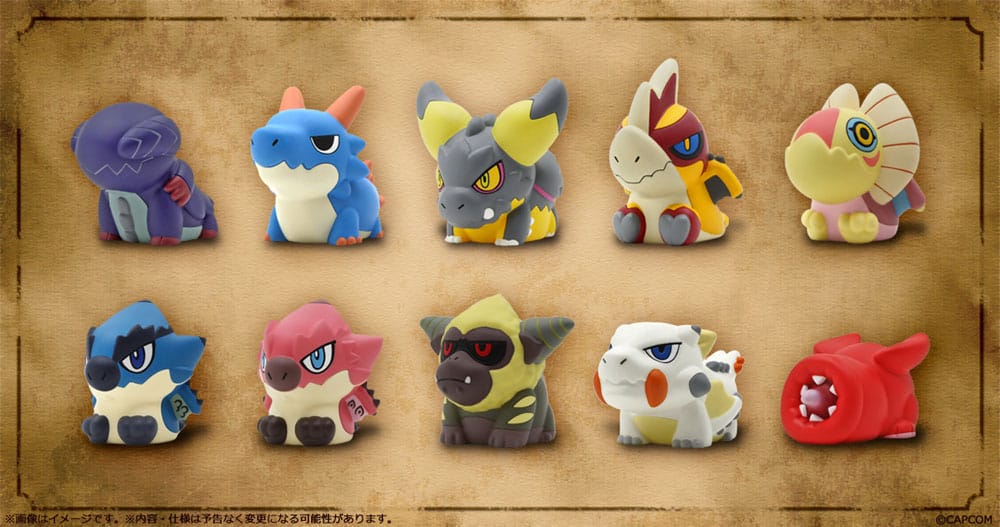 Monster Hunter assortiment Figure Builder trading figures 3 - 5 cm Finger Puppet Monster Hunter Vol. 2 (10)