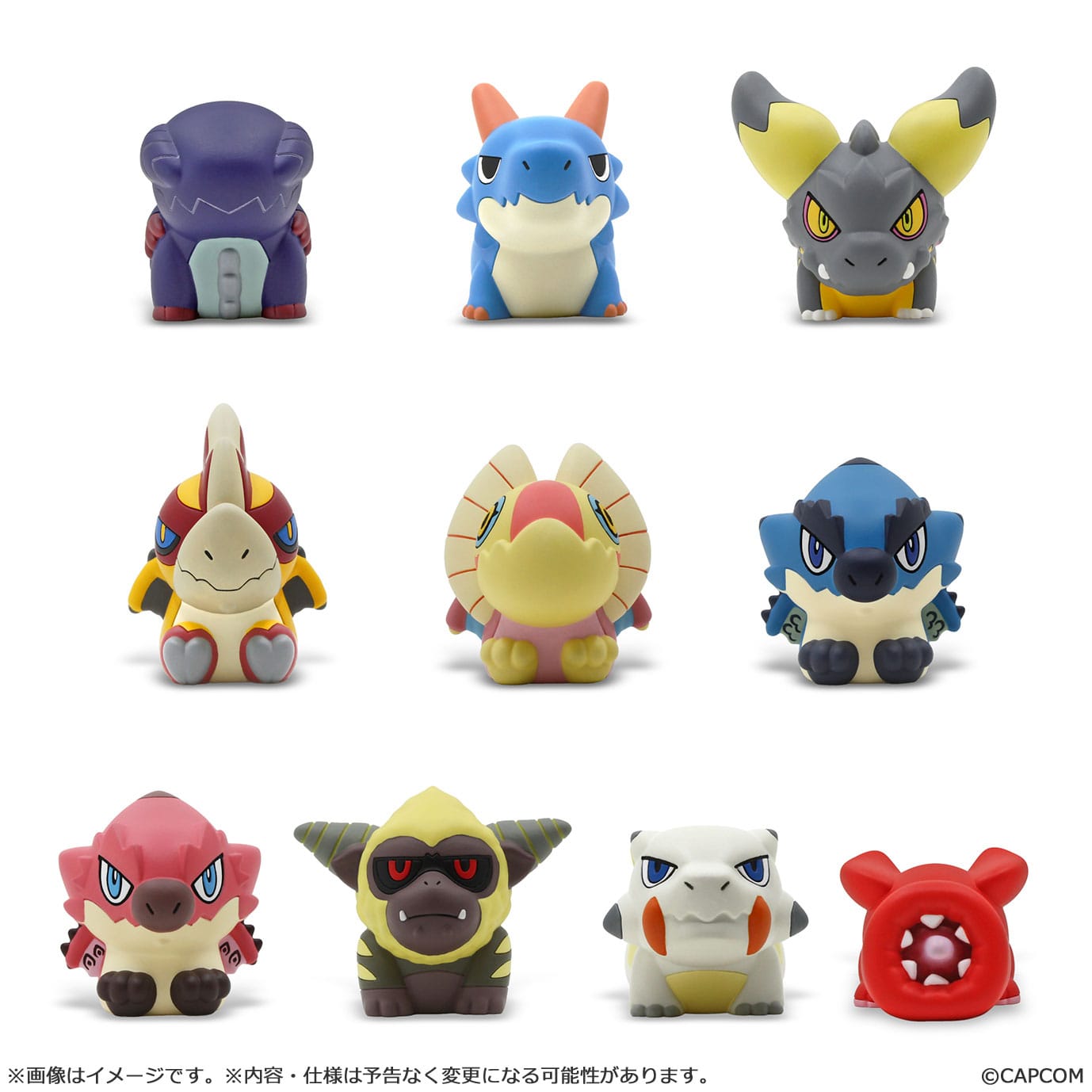 Monster Hunter assortiment Figure Builder trading figures 3 - 5 cm Finger Puppet Monster Hunter Vol. 2 (10)