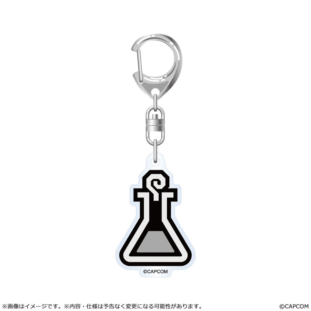 Monster Hunter Wilds assortiment porte-clés acrylique Item Icon 6 cm (10)