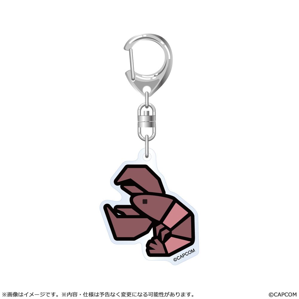 Monster Hunter Wilds assortiment porte-clés acrylique Item Icon 6 cm (10)