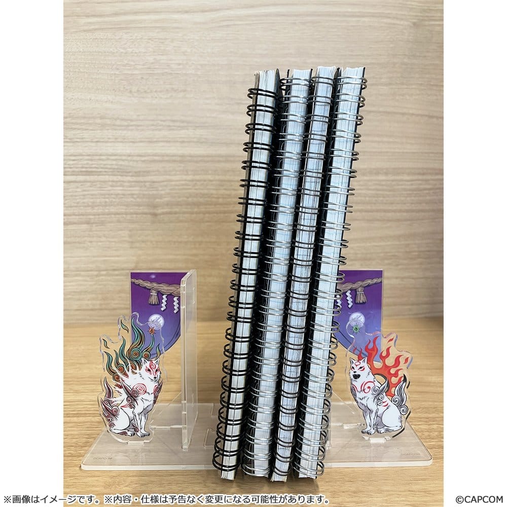 Okami 20th Anniversary Reprint Art Project serre-livres en acrylique 14 cm