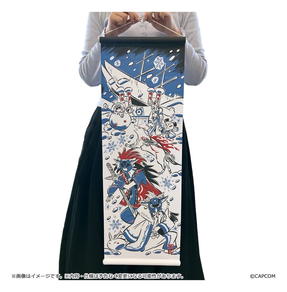Okami 20th Anniversary Reprint Art Project Tapisserie Winter 74 x 28 x 2 cm