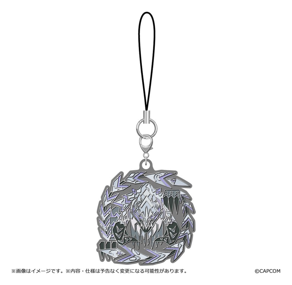Monster Hunter Wilds blind box assortiment porte-clés en métal Monster icon Vol. 2 (10)