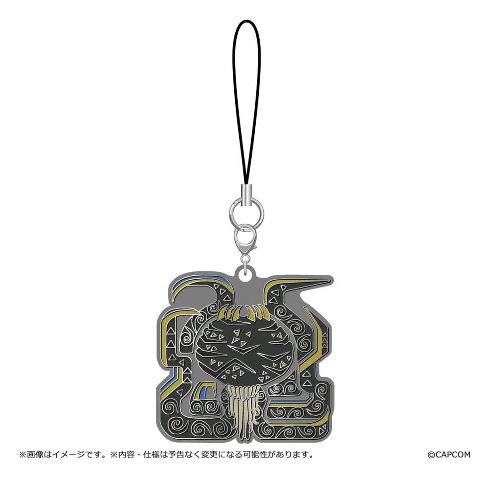 Monster Hunter Wilds blind box assortiment porte-clés en métal Monster icon Vol. 2 (10)
