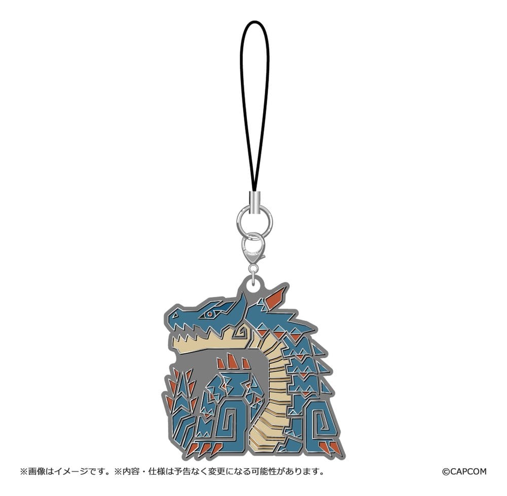 Monster Hunter Wilds blind box assortiment porte-clés en métal Monster icon Vol. 2 (10)