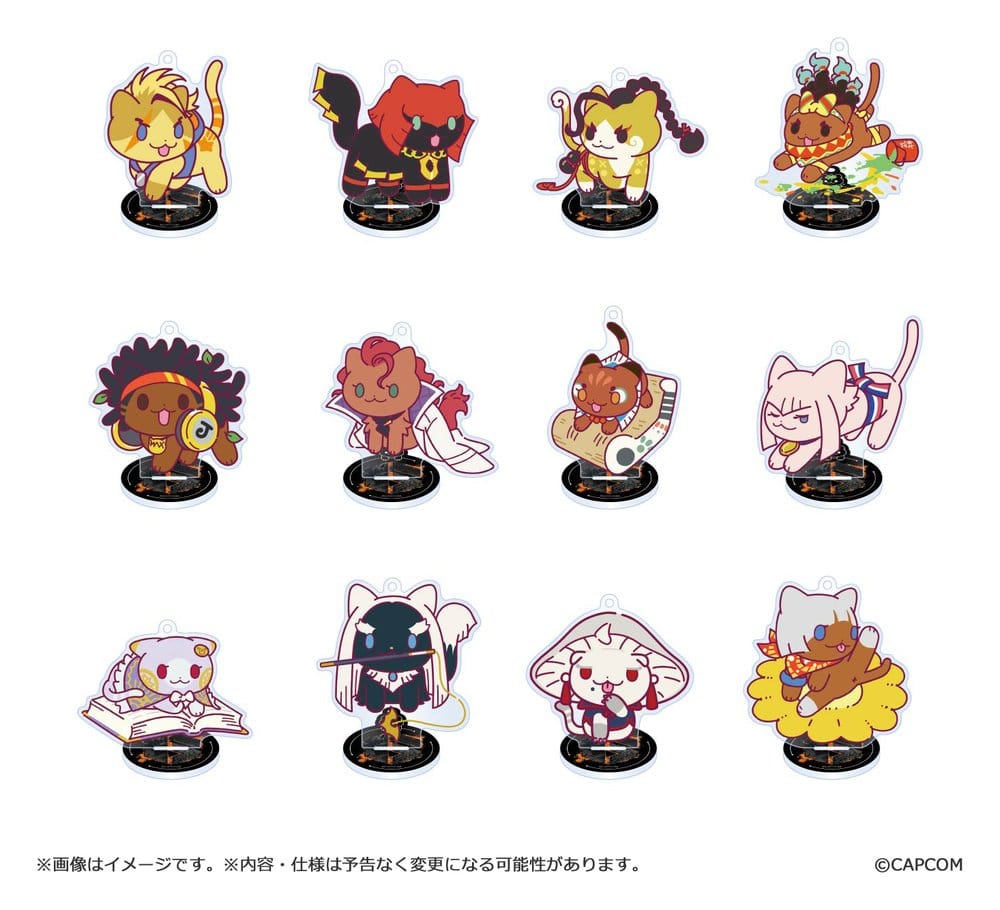 Street Fighter 6 blind box assortiment porte-clés acrylique NECO! (12)