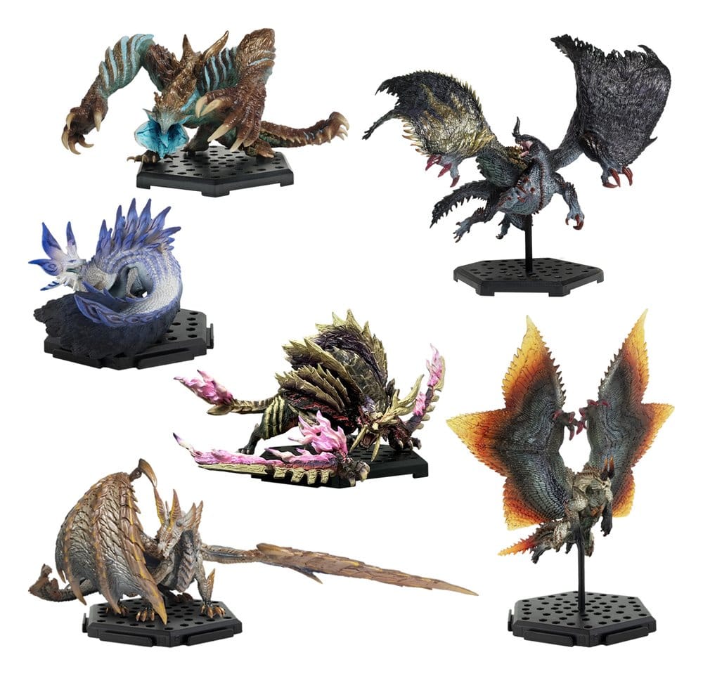 Monster Hunter blind box assortiment Capcom Figure Builder Standard Model Plus figurines mini (6)