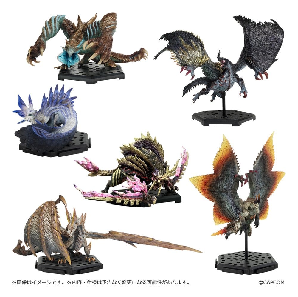 Monster Hunter blind box assortiment Capcom Figure Builder Standard Model Plus figurines mini (6)