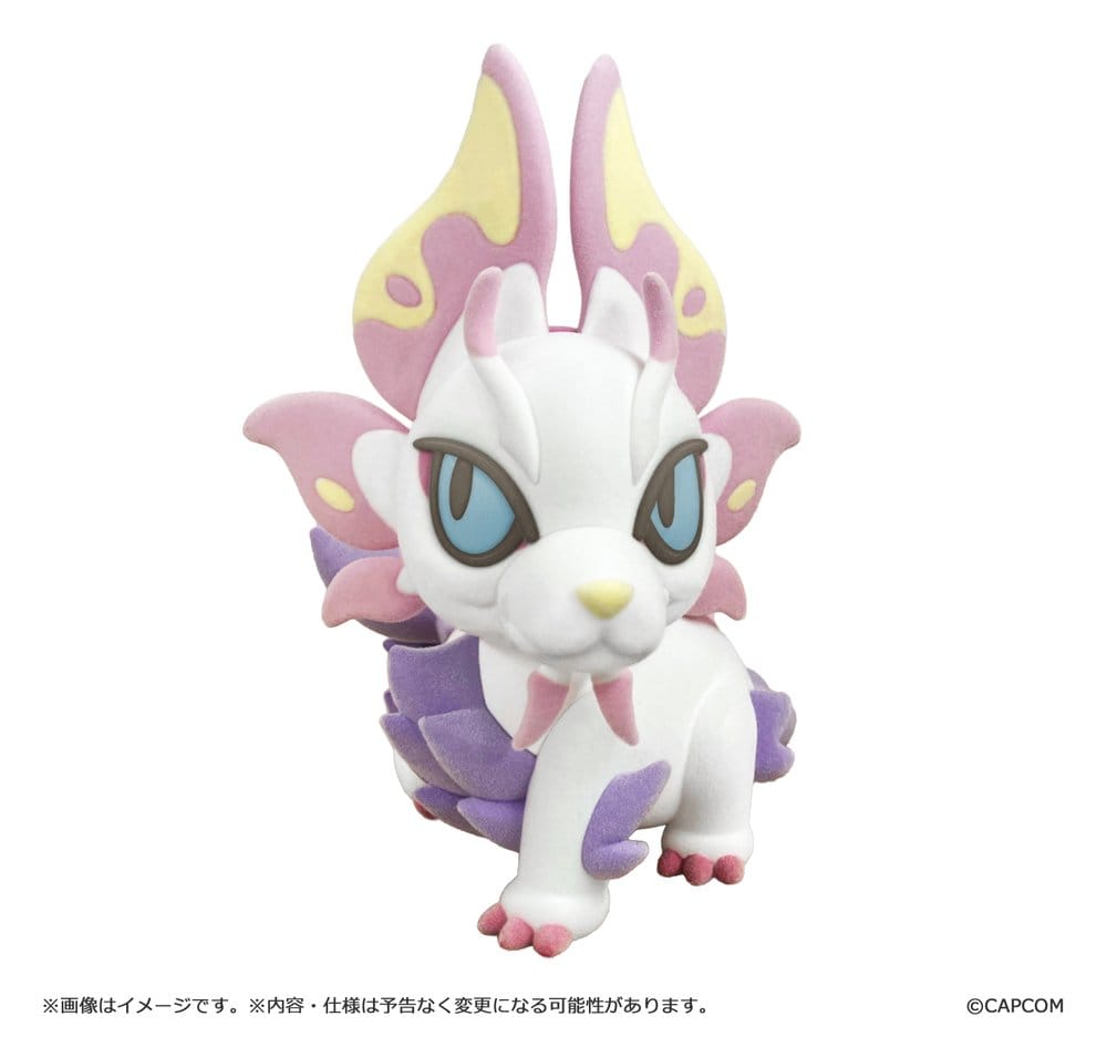 Monster Hunter Chibi Style flocked figurine Mizutsune 12 cm
