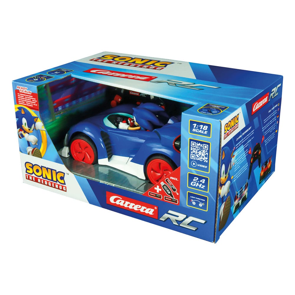 Sonic the Hedgehog Cart Voiture télécommandée RC 1/18 2,4GHz Sonic Performance