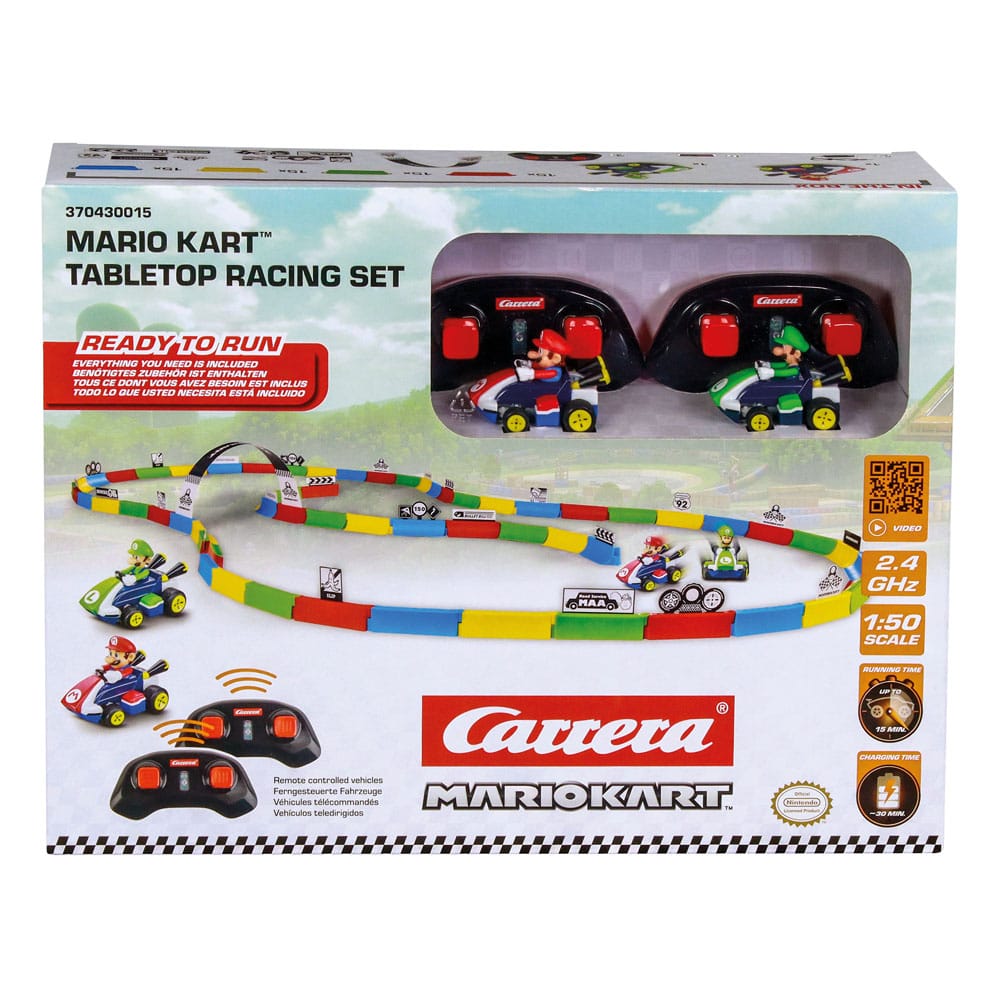 Super Mario Kart voiture télécommandée RC 1/43 2,4GHz Tabletop Racing Set Mario