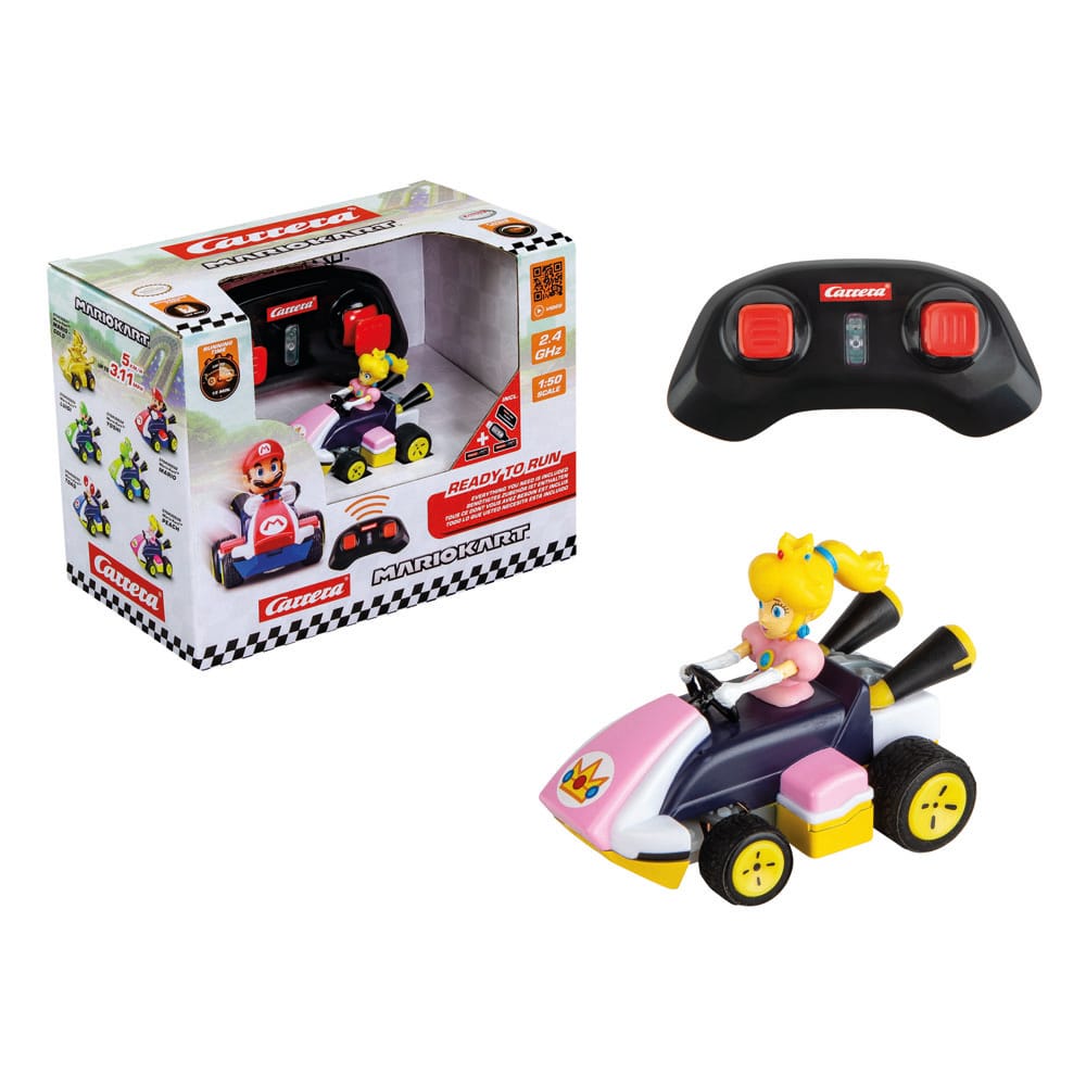 Super Mario Kart voiture télécommandée RC 1/50 2,4GHz Mini Peach