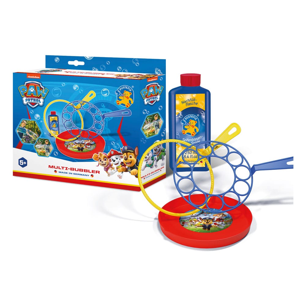 PAW Patrol : La Pat' Patrouille Pustefix bulles de savon Multi-Bubbler Assortiment (5)