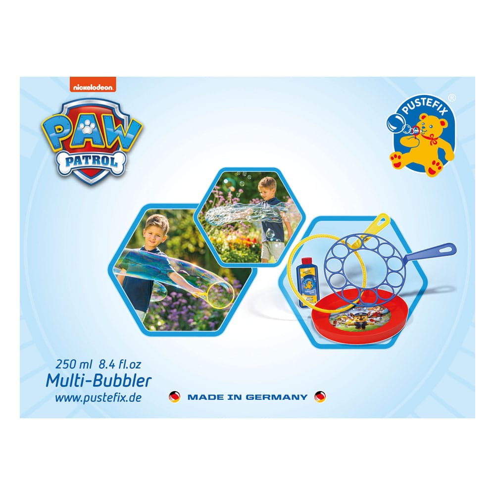 PAW Patrol : La Pat' Patrouille Pustefix bulles de savon Multi-Bubbler Assortiment (5)