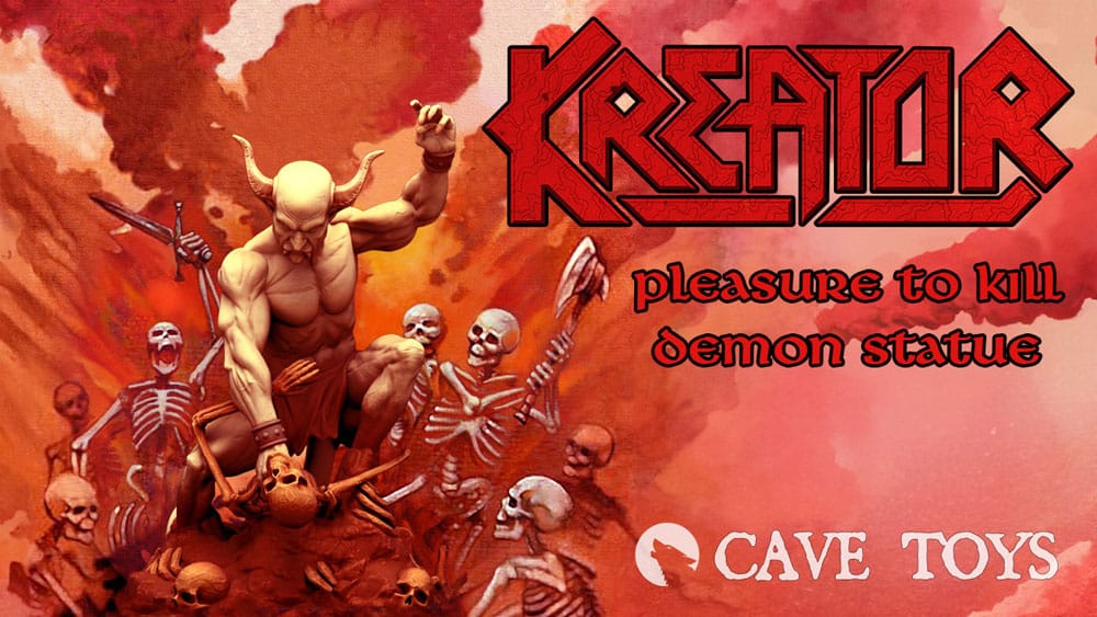 Kreator statuette 1/10 Kreator Pleasure to Kill Bloody Ver. 13 cm