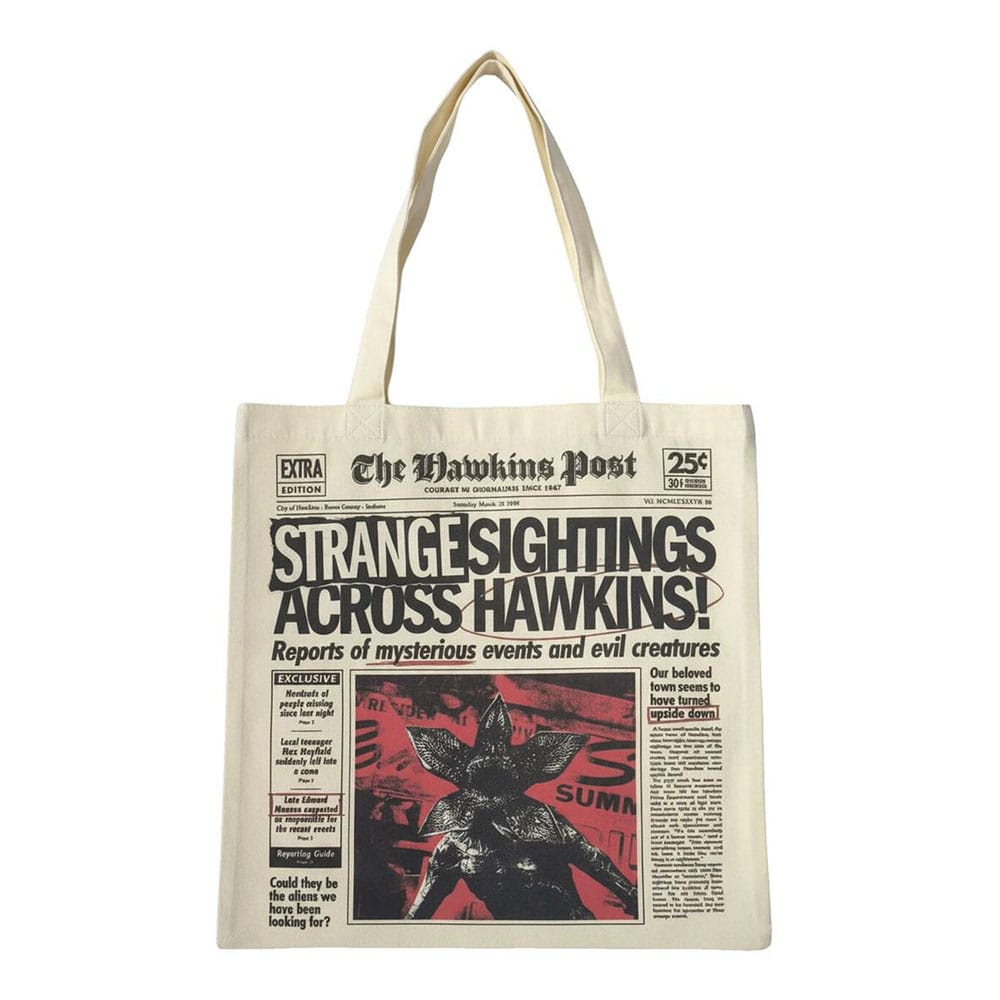 Stranger Things sac shopping Newspaper