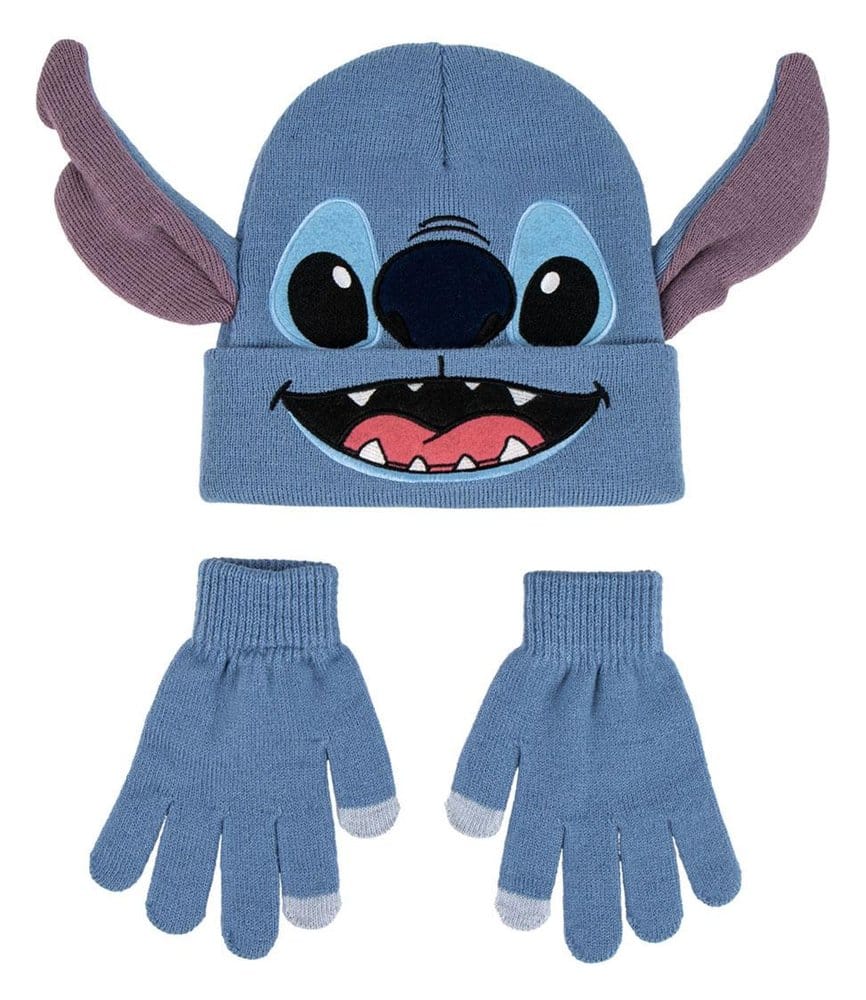 Lilo & Stitch set de 2 bonnet & mitaines Stitch
