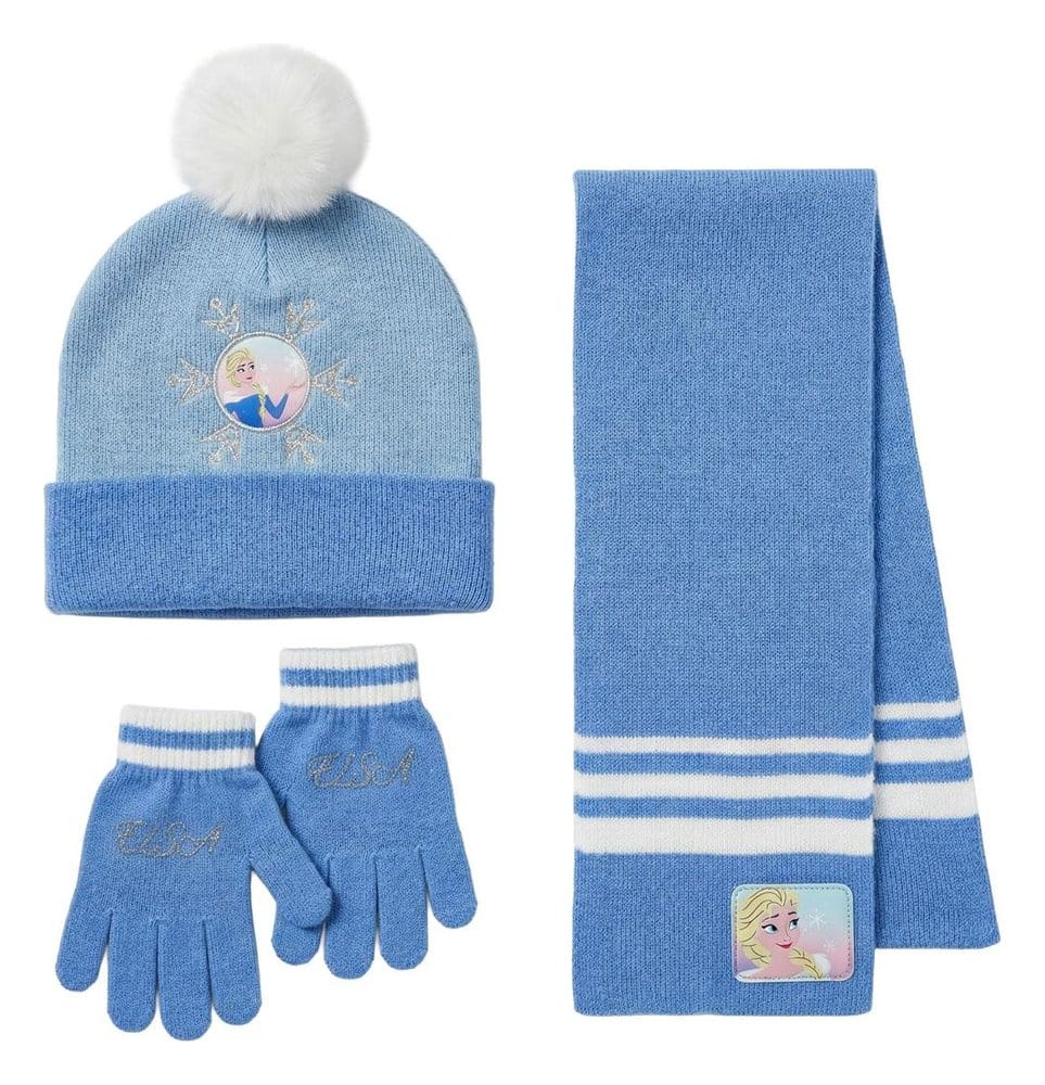 La Reine des neiges Bonnet, Écharpe & Gants Set de 3