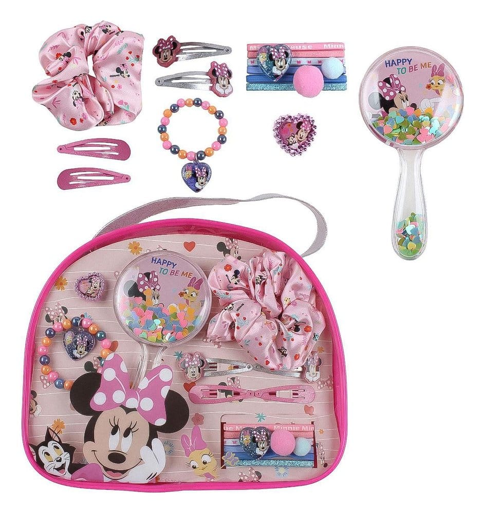 Disney Set de Beauté Trousse de Toilette Accessoires Minnie Mouse