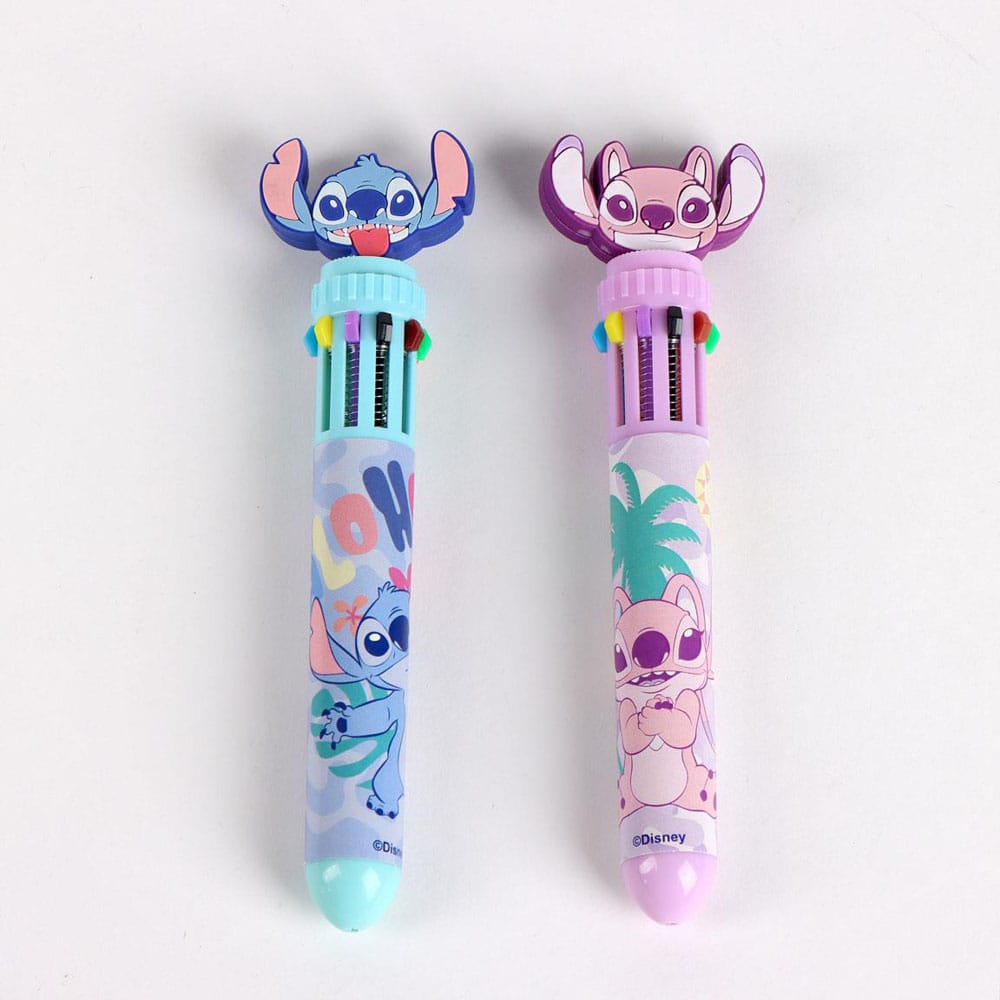 Loli & Stitch présentoir stylos à bille 10 couleurs (16)