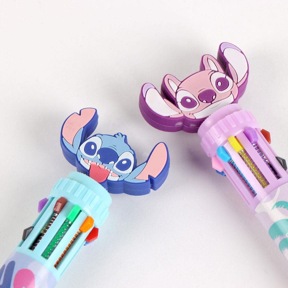 Loli & Stitch présentoir stylos à bille 10 couleurs (16)